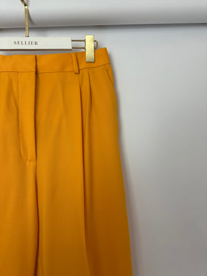 Altuzarra Yellow Suit Jacket and Straight Leg Trousers Set Size FR 40 (UK 12)