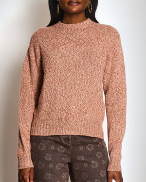 Loro Piana Pink Wool Long Sleeved Jumper Size XS (UK 6)