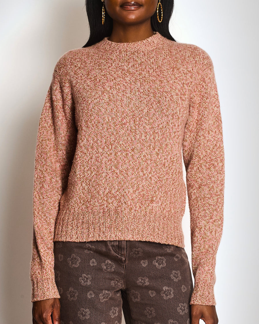 Loro Piana Pink Wool Long Sleeved Jumper Size XS (UK 6)