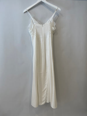Temperley London White Lace Midi Dress Size UK 8
