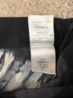 Christian Dior Navy and White Tie-Dye Shorts Size FR 36 (UK 8)