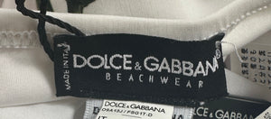 Dolce & Gabbana Red Floral Print Swimsuit Size IT 5 (UK XXL) RRP £795