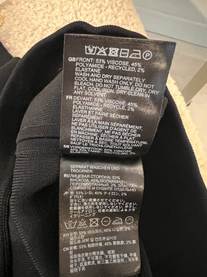 Toteme Black Knit Capri Leggings Size XS (UK 6)