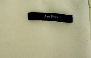 Alex Perry Pastel Yellow Sleeveless Mini Dress Size FR 38 (UK 10)