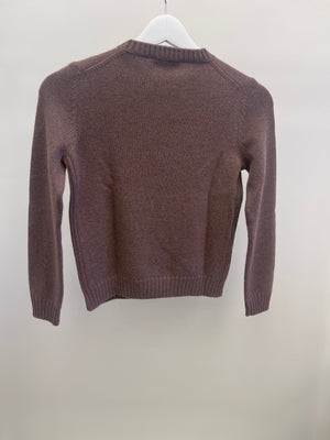 Loro Piana Kids Brown Baby Cashmere Jumper Size 10 years RRP £675