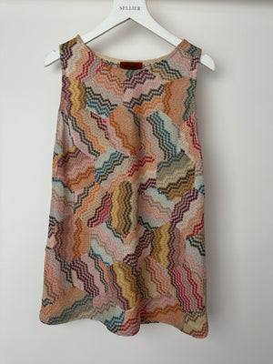 Missoni MARE Multicolour Knitted Sleeveless Top and Trousers Set Size IT 44 (UK 12)