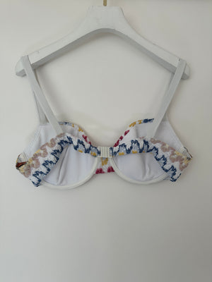 Missoni White and Multicolour Crochet Bikini Set Size IT 42/48 (UK 10/16)
