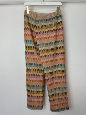 Missoni MARE Multicolour Knitted Sleeveless Top and Trousers Set Size IT 44 (UK 12)