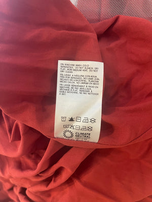 Reformation Red Maxi Dress with Pockets and Ruched Detail Size US 8 (UK 10)