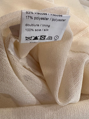 Alaia White Sleeveless Mini Dress with Perforated Skirt Design Size FR 36 (UK 8)