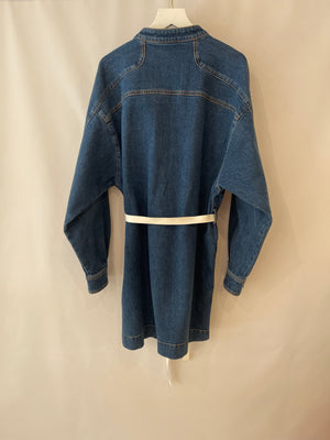 Stella McCartney Blue Denim Mini Dress with Belt Size IT 38 (UK 6)