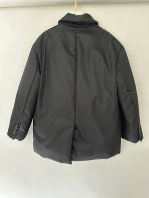 Prada Black Re-Nylon Puffer Jacket Size IT 38 (UK 6)