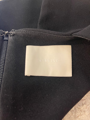 Dion Lee Black Top with Metal and Cut Out Details Size FR 36 (UK 8)
