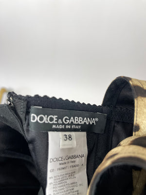 Dolce & Gabbana Leopard Print Silk Jumpsuit Size IT 38 (UK 6)