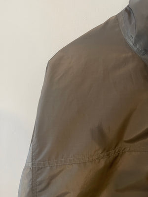 Christian Dior Menswear Khaki Anorak Jacket with Dior Oblique Logo Sleeve Details Size FR 52 (UK 42) RRP £1,650