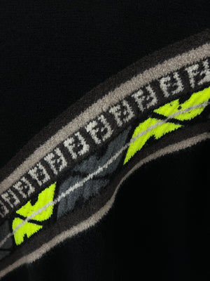 Fendi Black Menswear Diagonal Logo Print Jumper IT 52 (UK 42)