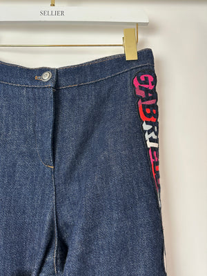Chanel Dark Indigo "Gabrielle Coco" Straight Leg Jeans Size FR 40 (UK 12)