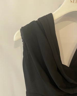 Dolce & Gabbana Black Sleeveless Mini Dress with Open Back Detail Size IT 38 (UK 6)