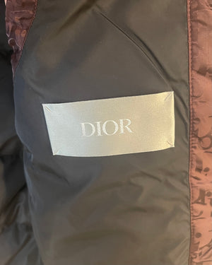 Christian Dior Burgundy Technical Dior Oblique Down Vest Jacket Size M (UK 38) RRP £1,950