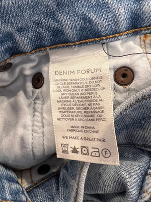 Denim Forum Light Blue High-Rise Skinny Jeans Size 23 (UK 4)