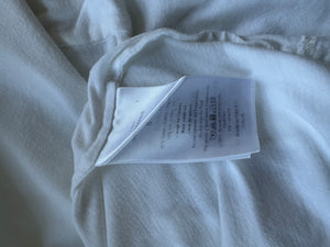 Christian Dior "St Anne Des Usines" White T-Shirt with Stripe and Logo Detail FR 36 (UK 8)