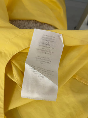 The Attico Yellow Button Down Shirt with Logo Detail Size IT 38 (UK 6)