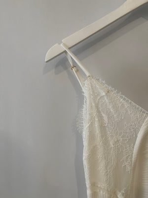 Temperley London White Lace Midi Dress Size UK 8