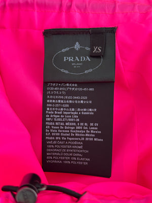 Prada Hot Pink Ski Trousers with Black Cuffs Size XS (UK 6)