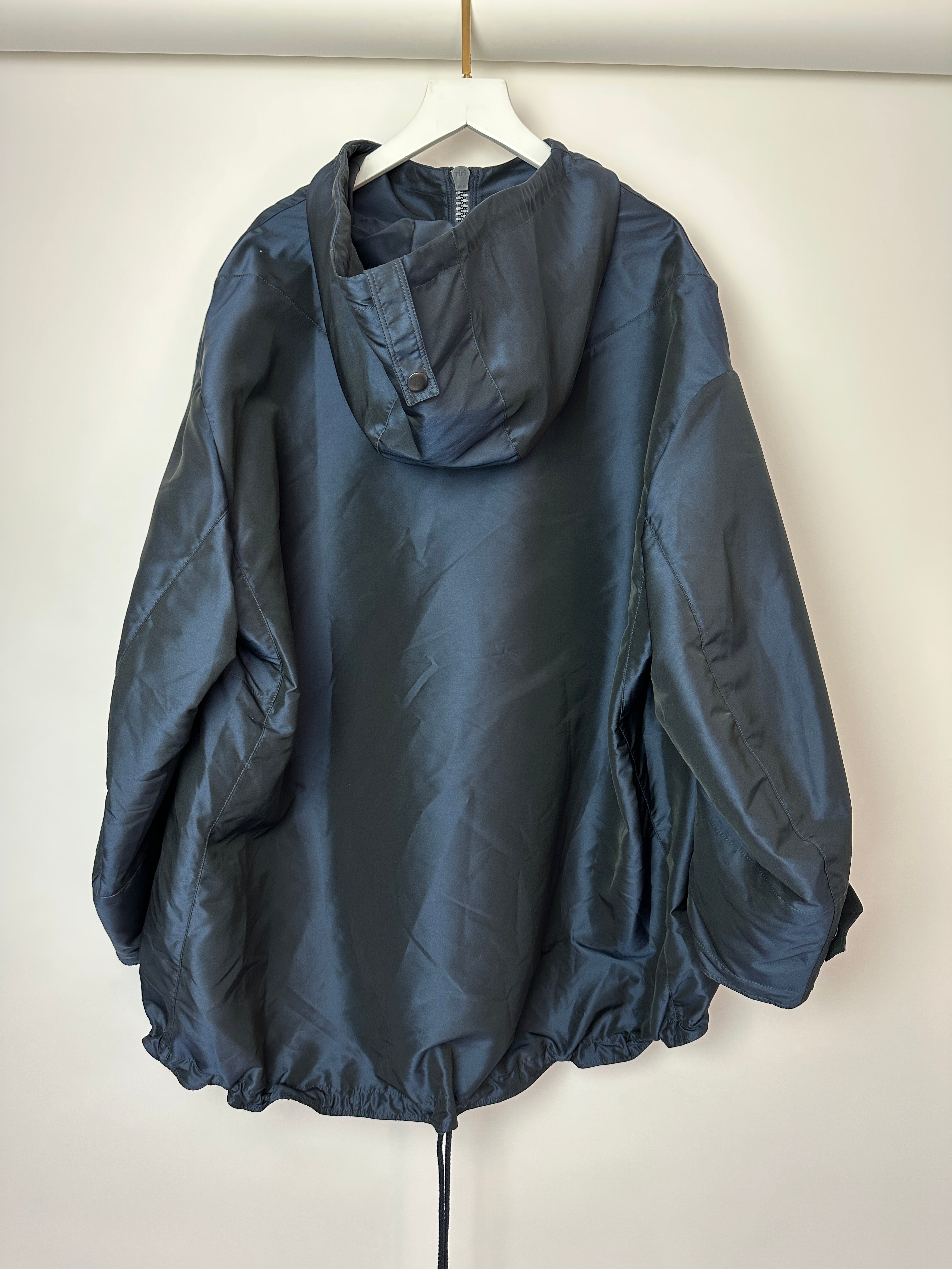 Christian Dior Hooded Dioralps Anorak in Navy with Dior Logo and