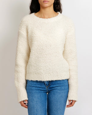 Christian Dior Cream Wool Jumper with Black J'Adior 8 Back Logo Print Size FR 38 (UK 10)