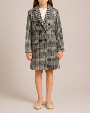 Dolce & Gabbana Kids Black and White Wool Jacket and Shorts Set with Logo Size 8 years