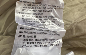 Toteme Green Crinkled Silk Midi Skirt Size FR 32 (UK 4)