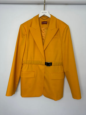 Altuzarra Yellow Suit Jacket and Straight Leg Trousers Set Size FR 40 (UK 12)