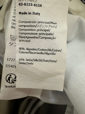 Loewe Khaki Wool Tapered Trousers with Back Pocket Size FR 42 (UK 14)