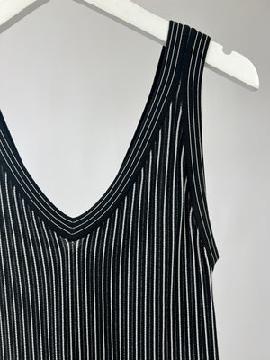 Alaïa Black Halter Neck Pleated Mini Dress FR 40 (UK 12)