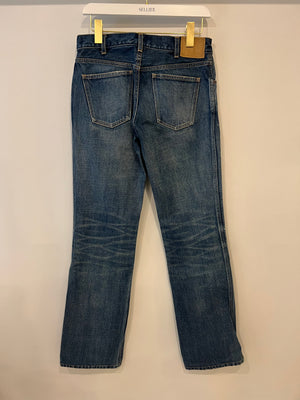 Celine Blue Françoise High-Waisted Straight-Leg Jeans Size 26 (UK 8) RRP £750