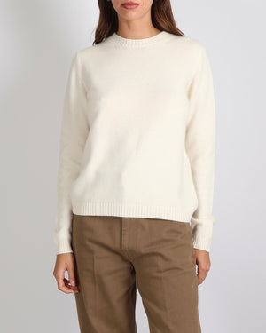 Loro Piana Cream Baby Cashmere Long Sleeved Jumper Size IT 40 (UK 8)