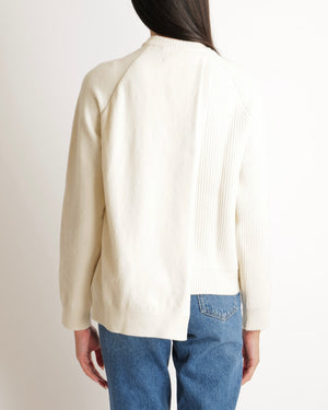 Fendi Cream Cashmere Layered FF Utility Pocket Jumper Size IT 42 (UK 10) RRP £2,700