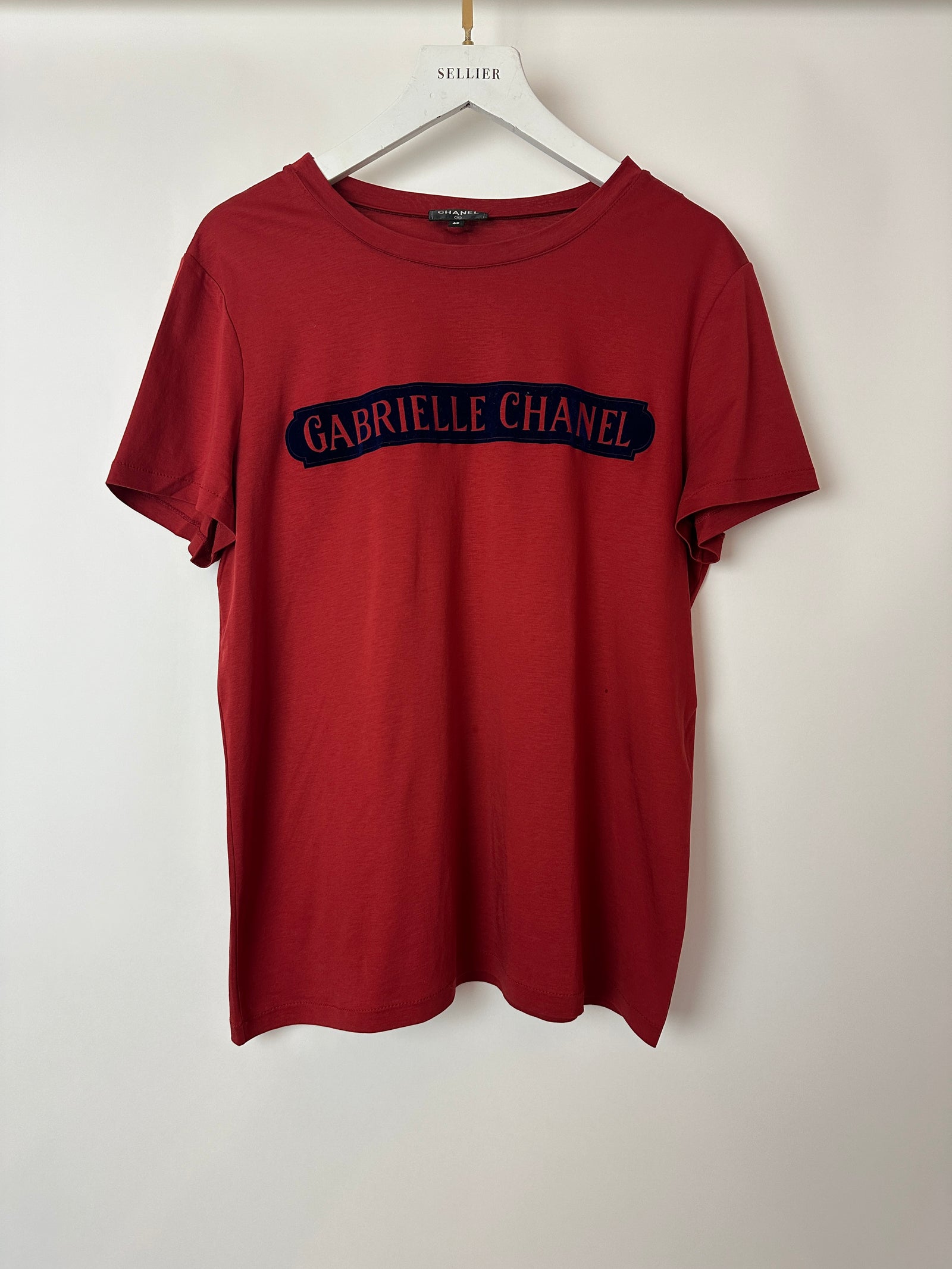 CHANEL GABRIELLE CHANEL Tシャツ 40 Chanel Red 