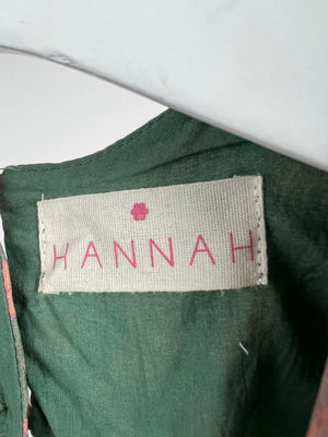 Hannah Pink Rio Cutout Floral-Print Silk-Habotai Maxi Dress FR 34 (UK 6)