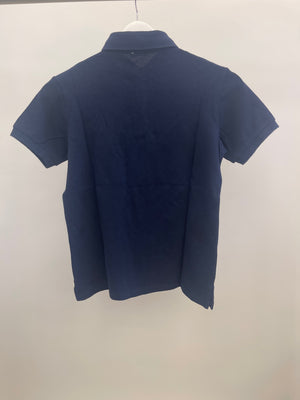 Dolce & Gabbana Kids Navy Polo Top with Logo Plate Size 10 years