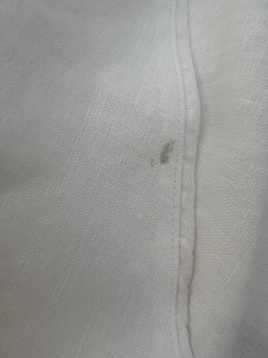 Reformation White Linen Balia Midi Dress with Corset Detail Size US 4 (UK 8)