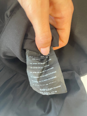 Prada Black Peplum Jacket with Bow Detailing Size IT 38 (UK 6)