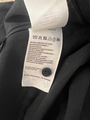 Jacquemus Black Le Caraco Trousers with Button and Buckles Details Size FR 38 (UK 10)