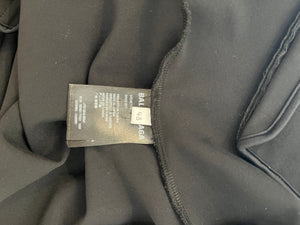 Balenciaga Black Zipped Jacket with White Logo Detail Size IT 48 (UK 16)