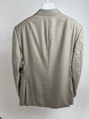 Richard James Light Beige Jacket and Trouser Suit Size 44R & 38R