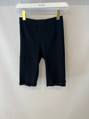 Jacquemus Black Cycling Linen Pants Size FR 36 (UK 8)
