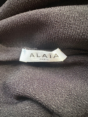 Alaïa Black Hooded Sleeveless Bodysuit size FR 38 (UK 10) RRP £1690