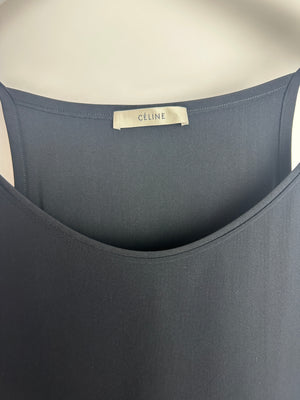 Celine Black Sleeveless Top Size Small (UK 8)
