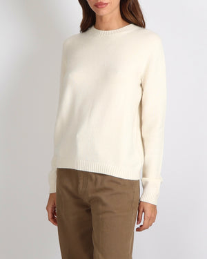 Loro Piana Cream Baby Cashmere Long Sleeved Jumper Size IT 40 (UK 8)